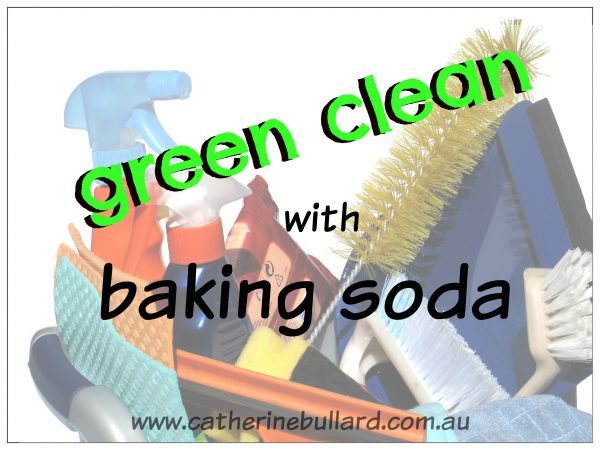 green clean with baking soda