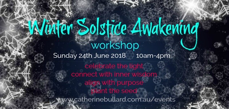 winter solstice workshop Melbourne 2018